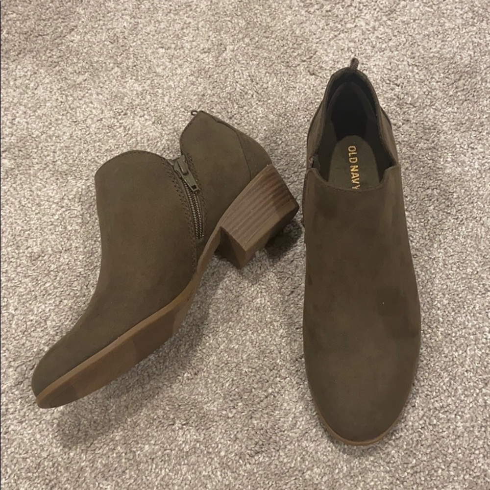 Old Navy Faux-Suede Booties